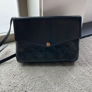 Louis Vuitton Black Empreinte Twice Twinset